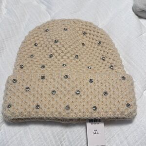 Maeve jeweled knit beanie. Perfect for winter! ❄️